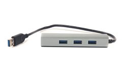 Купити Перехідник PowerPlant USB 3.0 3 порту + Gigabit Ethernet (CA910564) в Україні