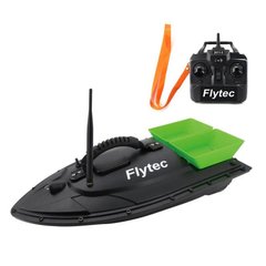 Кораблик для прикормки рыбы Flytec HQ2011 на радиоуправлении, зеленая кормушка