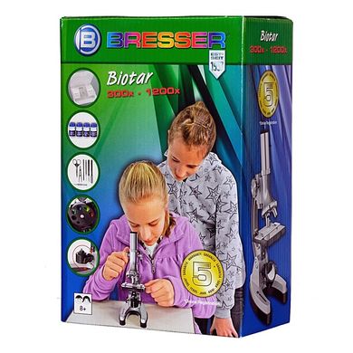 Купити Мікроскоп Bresser Junior Biotar CLS 300x-1200x (8851200) в Україні