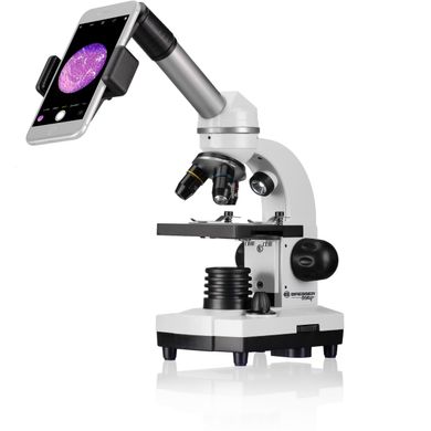 Купити Мікроскоп Bresser Junior Biolux SEL 40x-1600x з адаптером для смартфона + кейс (8855610GYE000) в Україні