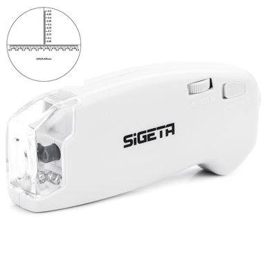Купить Микроскоп SIGETA MicroGlass 150x R/T (со шкалой) в Украине