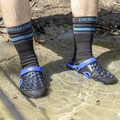 Купити Шкарпетки водонепроникні Dexshell Ultra Dri Sports, р-р М, з блакитною смугою в Україні