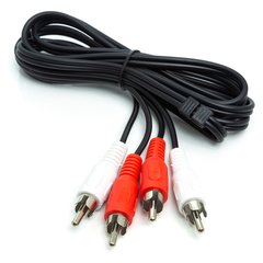 Купити Аудіо кабель PowerPlant 2*RCA - 2*RCA, 1 м (CA912032) в Україні