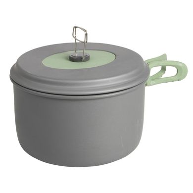 Купити Набір посуду Bo-Camp Explorer XL 4 Pieces Hard Anodized Grey/Green (2200249) в Україні