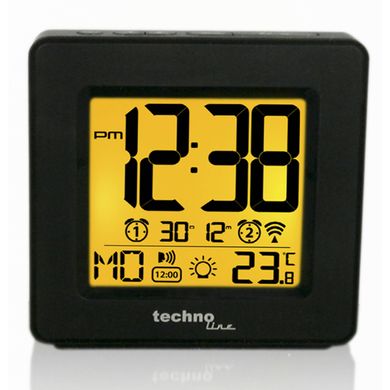 Купить Часы настольные Technoline WT330 Black (WT330) в Украине