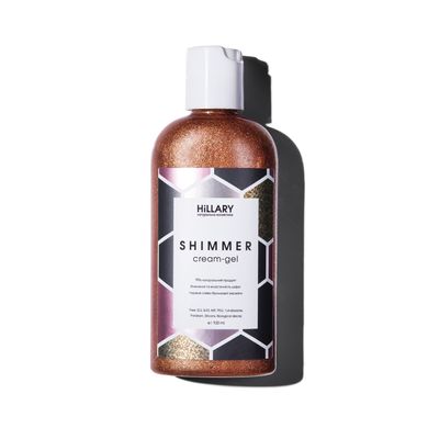 Купить Шиммер крем-гель Hillary Shimmer cream-gel + Парфюмированный скраб для тела Hillary Perfumed Oil Scrub Flowers в Украине