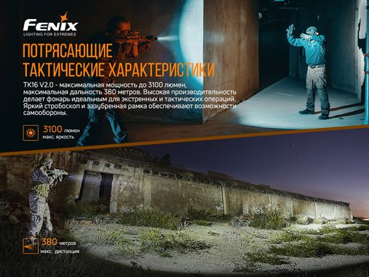 Купити Ліхтар ручний Fenix TK16 V2.0 в Україні