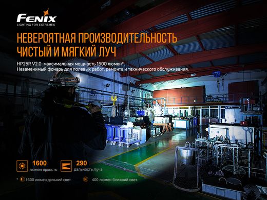 Купити Ліхтар налобний Fenix HP25R V2.0 в Україні