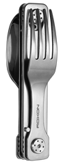 Купити Набір столових приборів Roxon C1 3 in1 (ложка, вилка, ніж), сірий в Україні