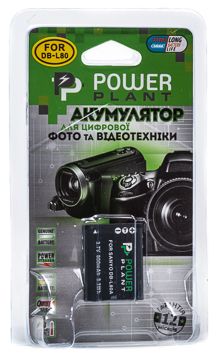 Купить Аккумулятор PowerPlant Sanyo DB-L80, D-Li88 900mAh (DV00DV1289) в Украине