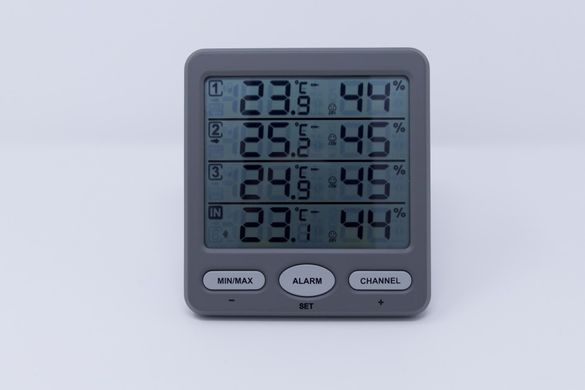 Термогигрометр цифровой с 3-я радиодатчиками TFA «Klima-Monitor» 30305410