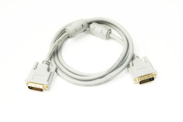 Купить Видео кабель PowerPlant DVI-D 24M-24M, 1.5m, Double ferrites (KD00AS1283) в Украине