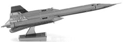 Купить Металлический 3D конструктор "Самолет SR71 Blackbird" Metal Earth MMS062 в Украине
