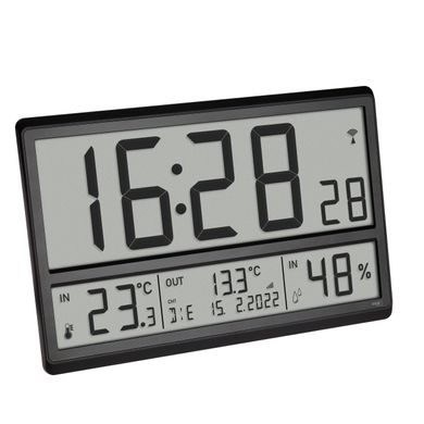 Купить Часы настенные с радиодатчиком TFA 60452301 в Украине