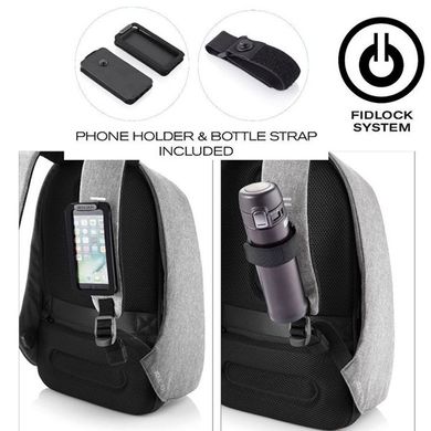 Купить Рюкзак XD Design Bobby Pro Anti-theft backpack, grey (P705.242) в Украине