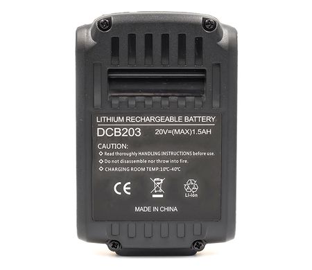 Купити Акумулятор PowerPlant для шуруповертів та електроінструментів DeWALT 20V 1.5Ah Li-ion (TB920617) в Україні