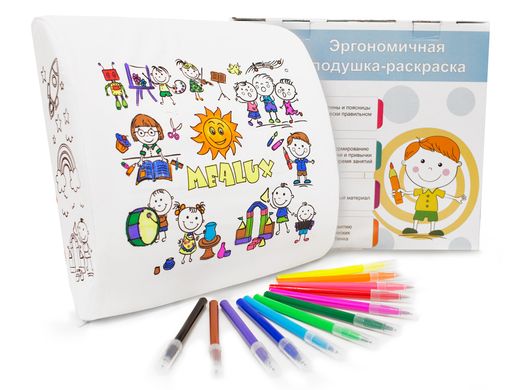 Купить Подушка-раскраска Mealux PM-01 (memory foam) в Украине
