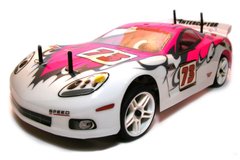 Радіокерована модель Шосейна 1:10 Himoto NASCADA HI5101 Brushed (рожевий)