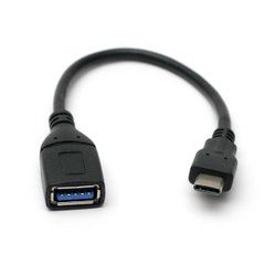 Купити Кабель PowerPlant USB 3.0 Type-C – USB 0.15м (KD00AS1257) в Україні