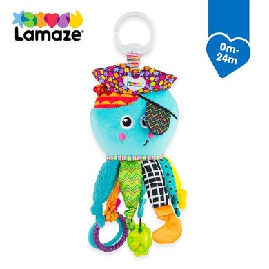 Купить Мягкая игрушка-подвеска Lamaze Кальмар с прорезывателем (L27068) в Украине