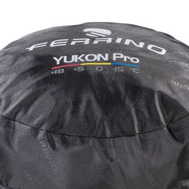 Купить Спальный мешок Ferrino Yukon Pro / + 0 ° C Оливковый (Левый) в Украине