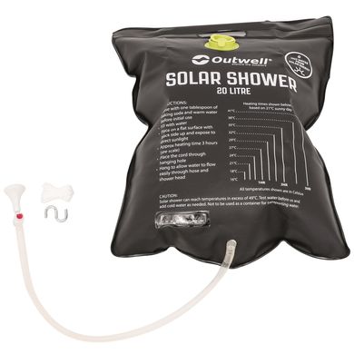 Купити Душ портативний Outwell Solar Shower 20L Black (651067) в Україні