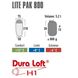 Спальний мішок High Peak Lite Pak 800 / + 8 ° C Anthra / Green Left (23272)