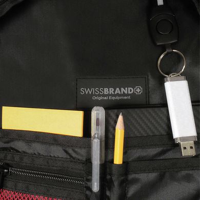 Купити Міський рюкзак Swissbrand Ribe 20 Чорний (SWB_BLRIB001U) в Україні