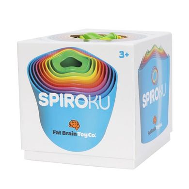 Купити Пірамідка Fat Brain Toys Spiroku Кольорова вежа (F318ML) в Україні