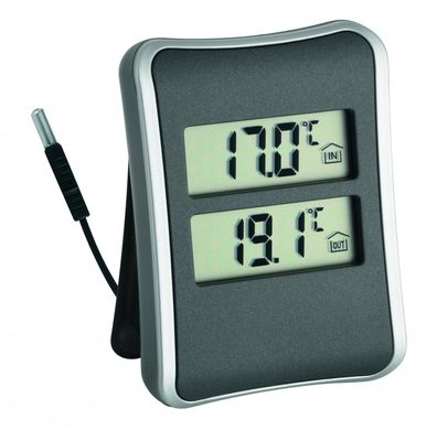Купить Термометр цифровой с внешним проводным датчиком TFA 301044 в Украине