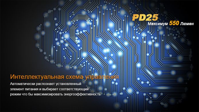 Купить Фонарь ручной Fenix ​​PD25+16340 USB в Украине