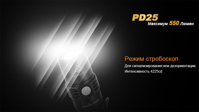 Купити Ліхтар ручний Fenix PD25+16340 USB в Україні