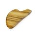 Скребок гуаша для лица деревянный + Органическое масло макадамии