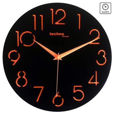Купити Годинник настінний Technoline WT7230 Black (WT7230) в Україні