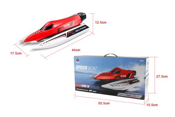 Купить Катер на радиоуправлении WL Toys WL915 F1 High Speed Boat бесколлекторный (красный) в Украине