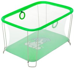 Манеж дитячий ігровий KinderBox солнишко Зелений (SUN 2)