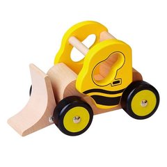 Купить Деревянная машинка Viga Toys Бульдозер (59672VG) в Украине