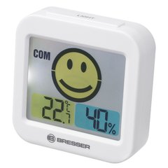 Купити Термометр-гігрометр Bresser Temeo Smile White (7007450GYE000) в Україні