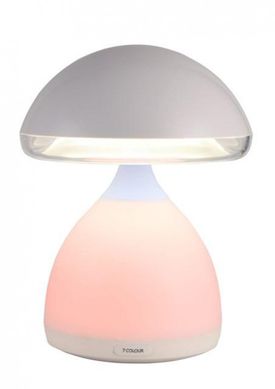 Купити Меняющий цвета Led Нічник Mush Light Атмосферная лампа Гриб с пружинистой шляпкой с аккумулятором в Україні