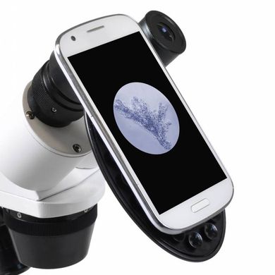 Купити Мікроскоп Bresser Erudit ICD Stereo 20x-40x з кейсом та адаптером для смартфона в Україні