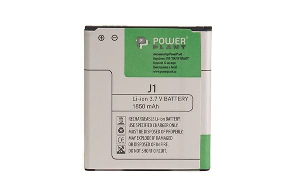 Купить Аккумулятор PowerPlant Samsung Galaxy J1 (EB-BJ100CBE) 1850mAh (SM170203) в Украине