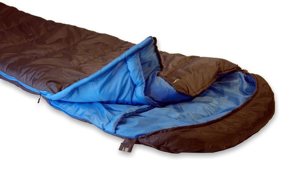 Купити Спальний мішок High Peak TR 300/0 ° C Anthra / Blue Left (23065) в Україні