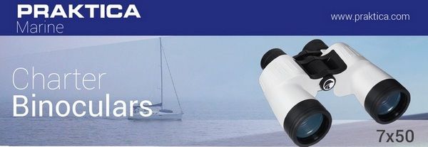 Купити Бінокль Praktica Marine Charter 7x50 White (PRA206) в Україні