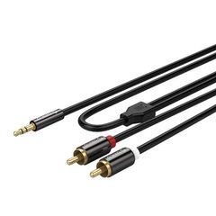 Купить Аудио кабель ORICO 3.5 мм - 2*RCA (AM-MRC1-15-BK-BP) (CA912728) в Украине