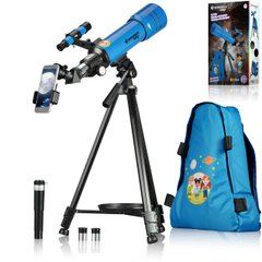 Купити Телескоп Bresser Junior 70/400 Blue з адаптером для смартфона + рюкзак (8850610WX) в Україні