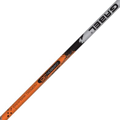 Купить Палки для скандинавской ходьбы Gabel X-1.35 Active Knife Black/Orange 110 (7008361151100) в Украине