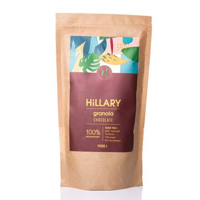 Купить Гранола Hillary Chocolate Coconut, 1000 г + Рафинированное кокосовое масло Hillary 100% Pure Coconut Oil, 500 мл в Украине