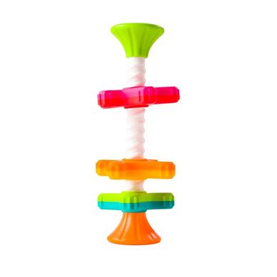 Купити Пірамідка-спінер Fat Brain Toys MiniSpinny тактильна (FA134-1) в Україні