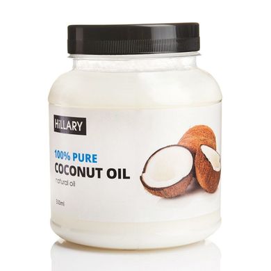 Купить Гранола Hillary Chocolate Coconut, 1000 г + Рафинированное кокосовое масло Hillary 100% Pure Coconut Oil, 500 мл в Украине
