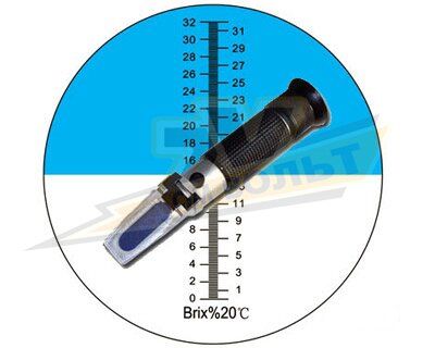 Купить Рефрактометр (0…32 % Brix) для соков, определения сахара в фруктах/ягодах WALCOM REF 103/113 в Украине